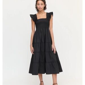 Hill house Ellie nap dress black medium